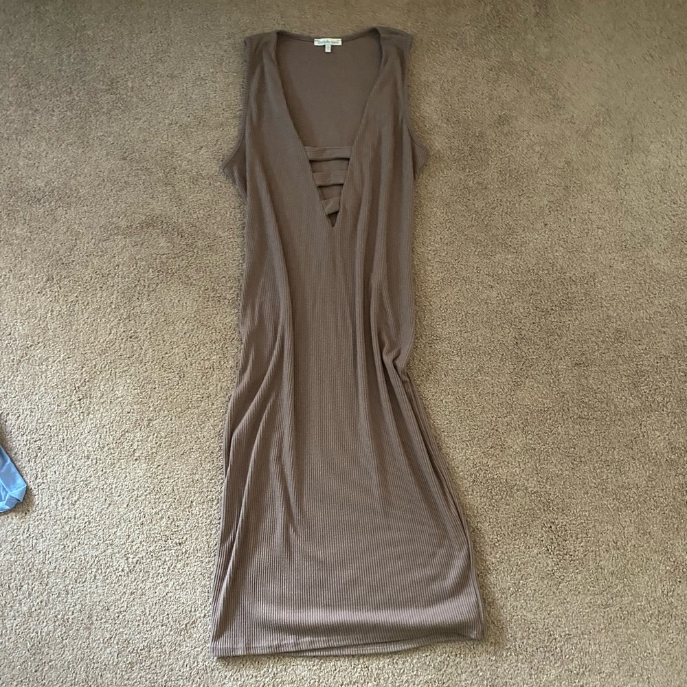 Tan body dress